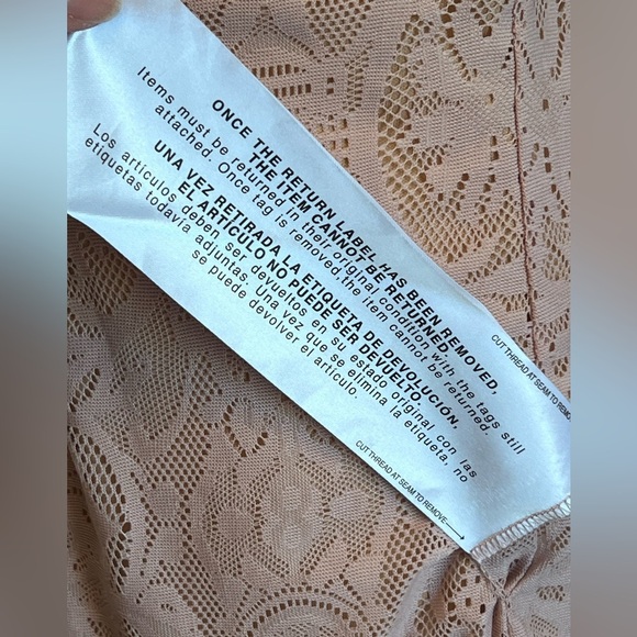 NWOT Dress The Polulation Leanne Lace Mini Dress in Blush-Tagged XL fits like M - Picture 5 of 14